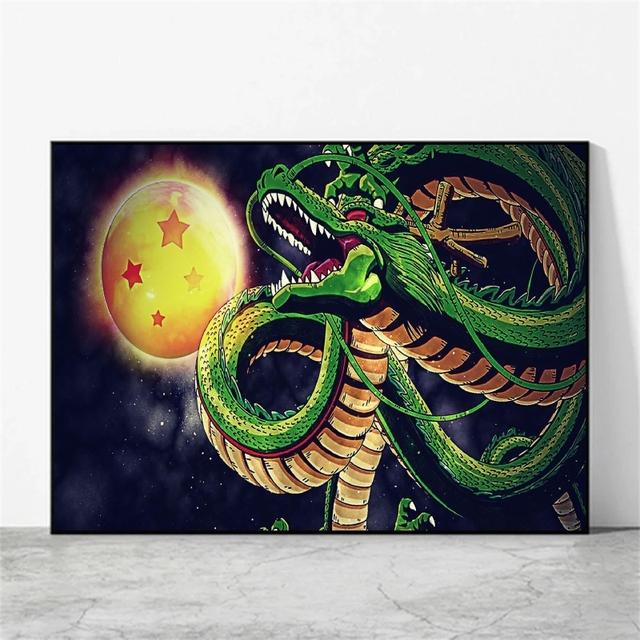 Печать на холсте Dragon Ball Carot Эстетический плакат Детские персонажи