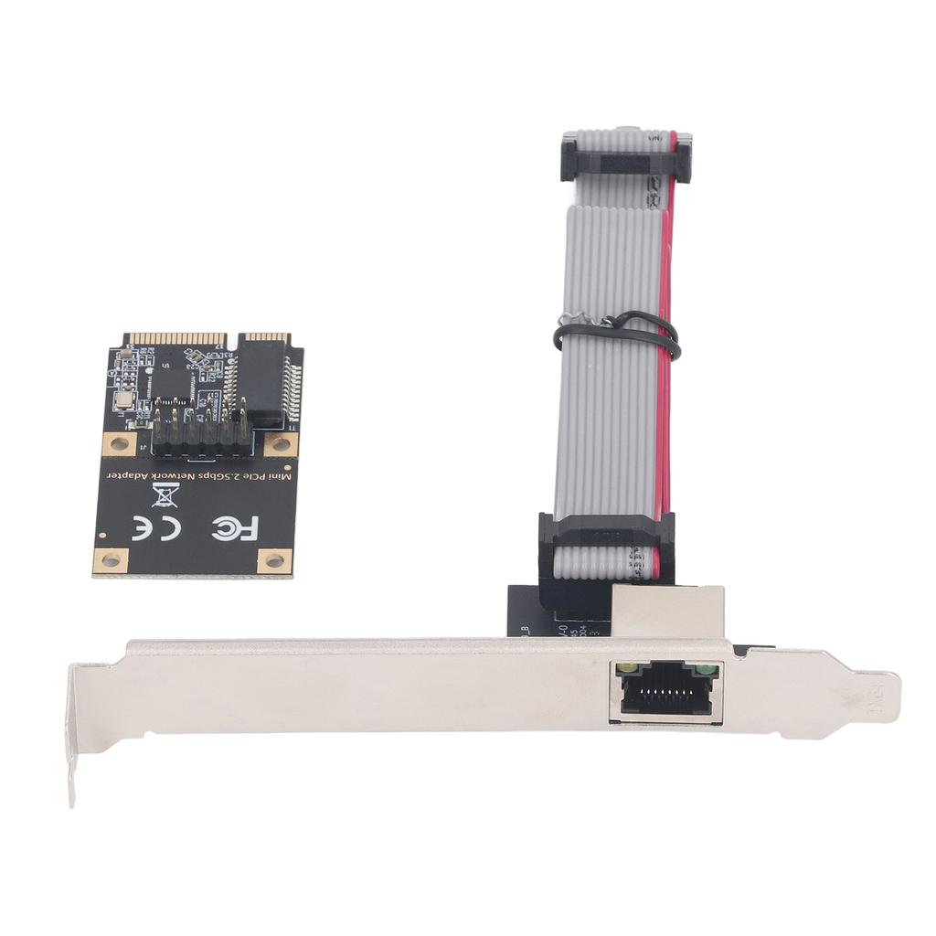 Сетевая карта Mini PCIe Однопортовая 2.5G Gigabit Ethernet RJ45 Сетевая карта-адаптер для настольного ПК