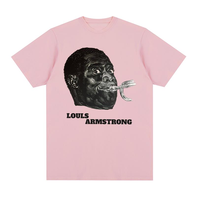 Louis Armstrong Vintage tshirt jazz aesthetic clothes Cotton Men T shirt New TEE TSHIRT Womens tops