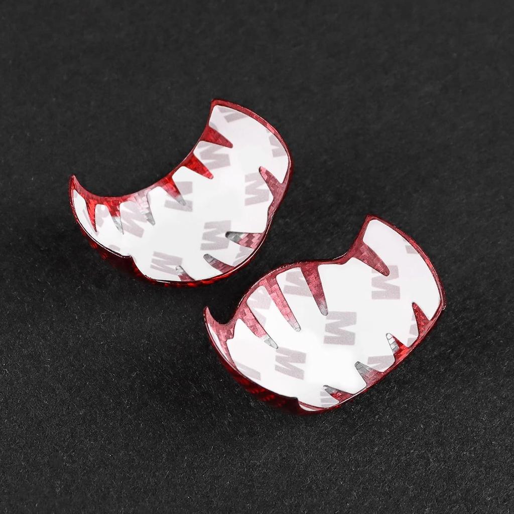 AIRSPEED for Mustang Gear Shift Knob Cover Carbon Fiber Interior Accessories Sticker for Ford Mustang 2015 2016 2017 2018 2019 2020 2021 2022 2023