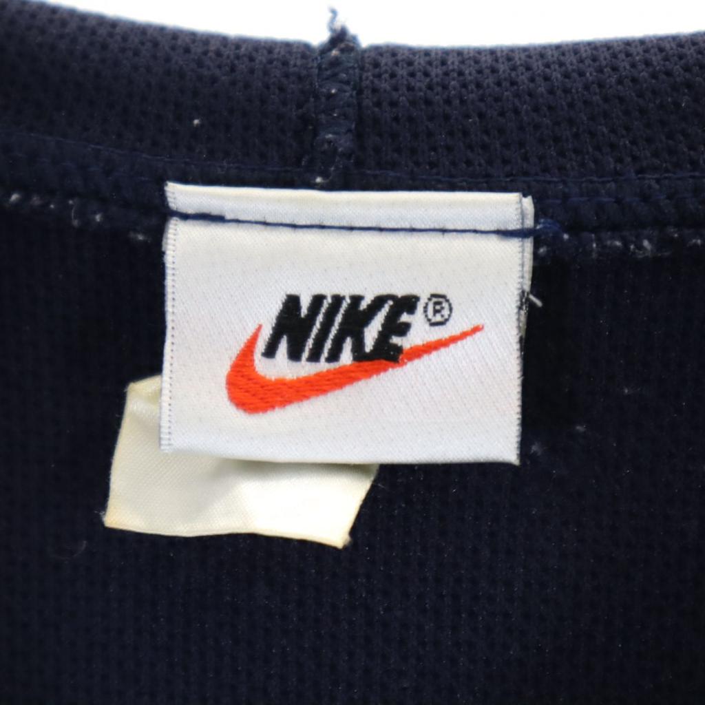 Nike 90-е годы Белый ярлык Сделано в Японии Джерси Парка на половину молнии Мужская Б/У