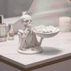 3D Printed Skeleton Candy Bowl Matte White Spooky Jewelry Dish Skull Tray Decor  Skull Collectors