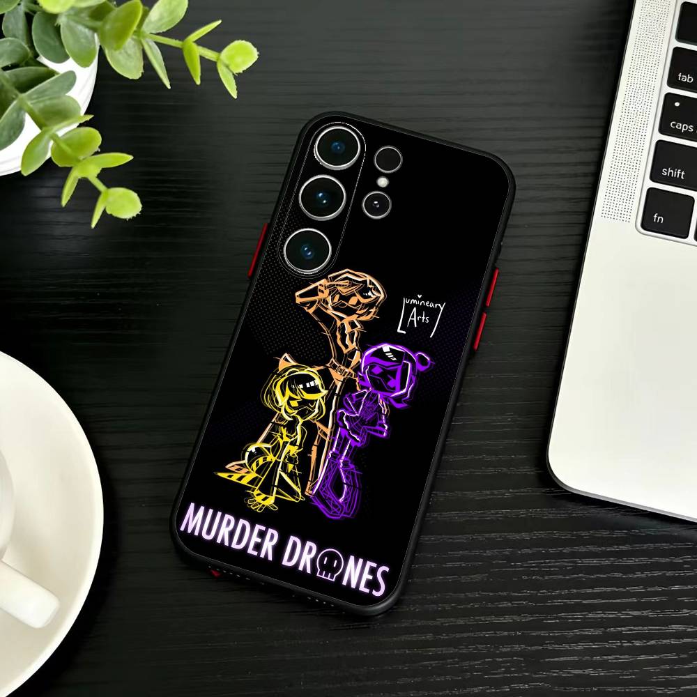 Game M-Murder N V J Drones  Phone Case For Samsung S26,S25,S24,S23,S22,S30,S21,Ultra,Plus,FE 5G Black Soft Cover