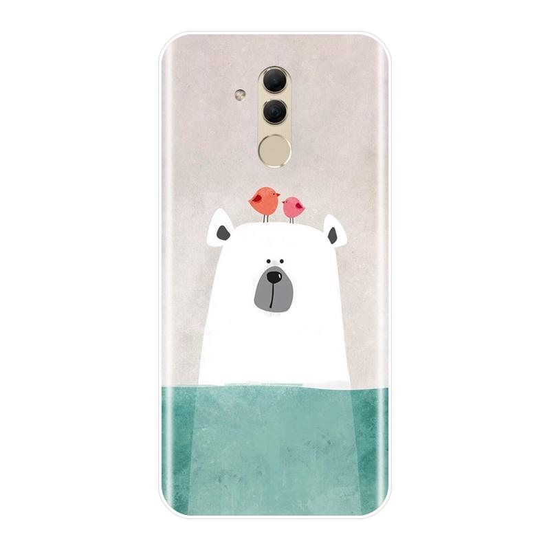 Силиконовый чехол для телефона для Huawei Mate 7 8 9 10 20 Lite Pink Pig Cat Bear Rabbit Alpaca Мягкая задняя крышка для Huawei Mate 9 10 20 Pro