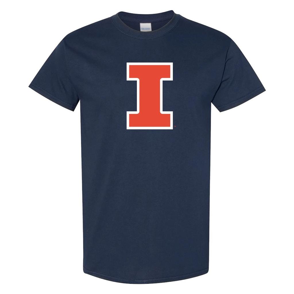 Illinois Fighting Illini Primary Logo Cotton T Shirt