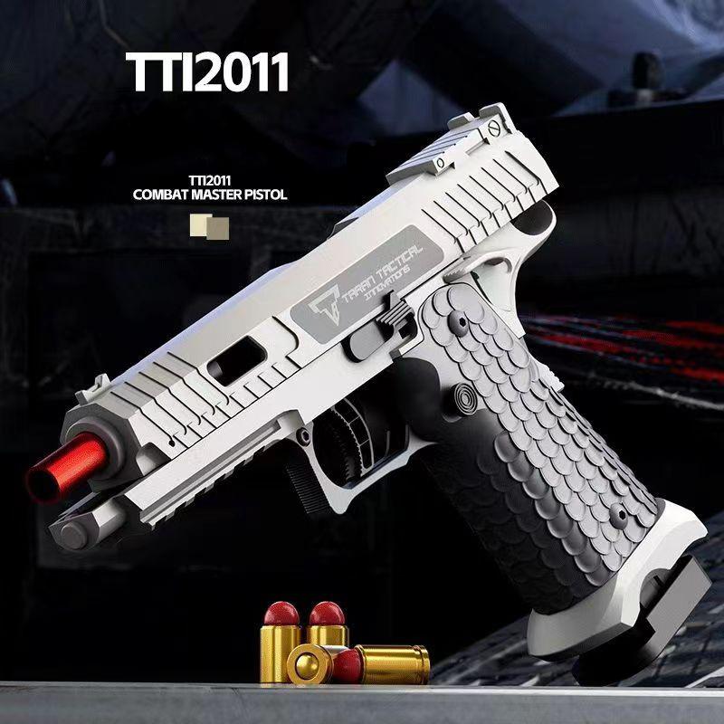 Автоматический пистолет Desert Eagle TTI2011 USP с функцией непрерывной стрельбы и выбросом гильз, игрушечный револьвер для стрельбы на открытом воздухе