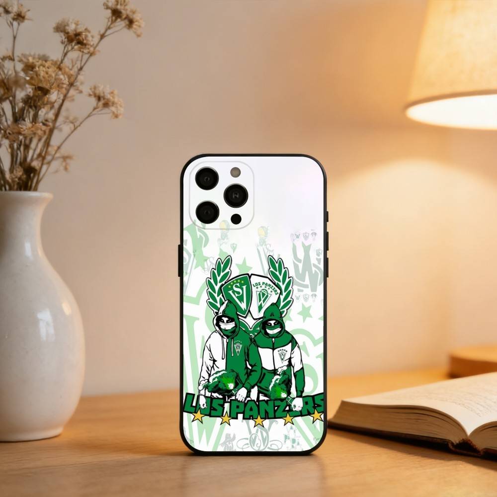 Модный Чехол для Телефона S-Santiago W-Wanderers 1892 Для iPhone 17,16,15,14,13,12,11 Plus,Pro Max,XS,Мягкий Силиконовый Черный Чехол