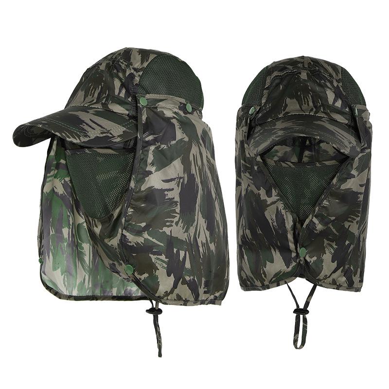 Unisex Quick-Dry Sun Protection Hat for Hiking, Fishing, and Outdoor Activities with Face and Neck Coverage