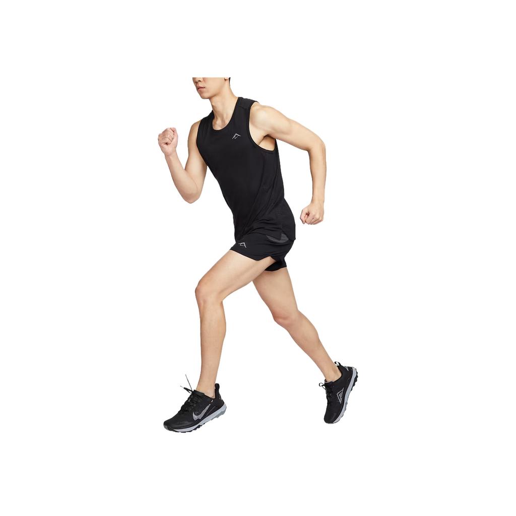 Nike Dri-FIT ADV Solarchase Удобный Модный Простой Универсальный Однотонный Майка Мужские Топы Черный HJ4169-010