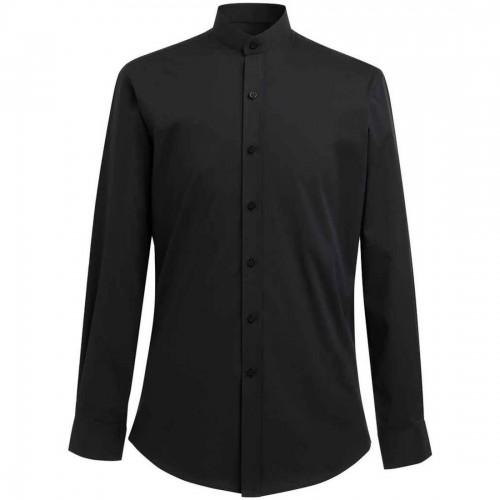 Brook Taverner Мужская рубашка Volterra Grandad Collar с формальным воротником
