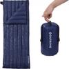 OUTREVO Down Sleeping Envelope 400g Goose Connects for Outrevo Bag, Style, Lightweight, Down, Two, Compact, (Navy)