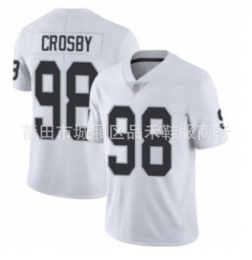 Raiders Raiders #4 CARR 17 #ADAMS 98 #CROSBY Rugby Shirt