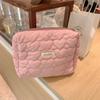 Multifunctional New Cosmetic Bag Large Capacity Love Storage Bags Cute Simple Portable Wash Organizer Shopping Clutch Bag