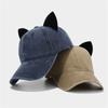 Women Kitten Ears Baseball Cap 3D Cat Ear Versatile Hat for Summer Spring Breathable Hat for Adults Casual Sport