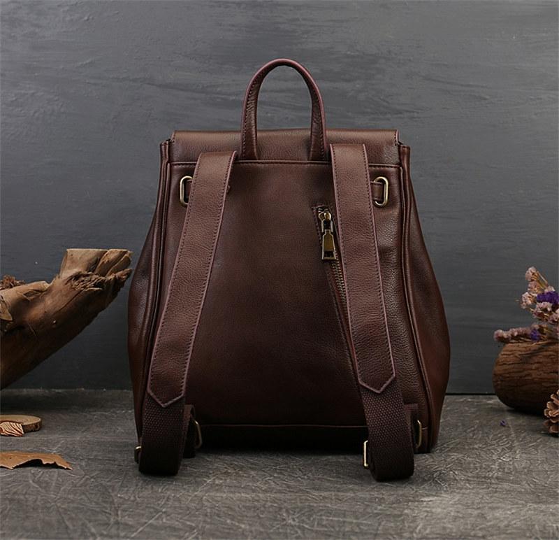 Рюкзаки из натуральной кожи, модные повседневные женские рюкзаки из воловьей кожи, женские сумки большой емкости GZW