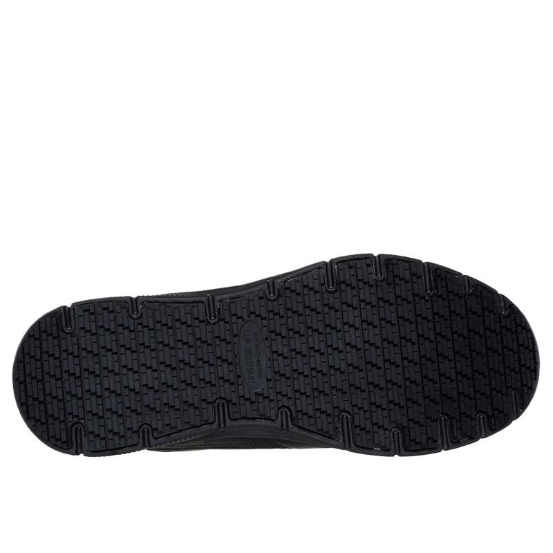 Skechers Рабочая Повседневная Обувь Низкий Верх Мужская Черная 200303-BLK