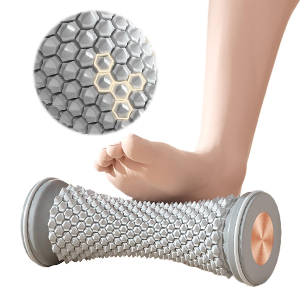 Foot Massage Roller Ergonomic Yoga Plantar Foot Roller Multifunctional Reflexology Foot Massager for Deep Tissue Muscle Massage
