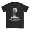 Awesome Artemis 2 Route Map SLS Rocket Launch Mission To The Moon TShirts Unisex WoUnisexs Cotton T Shirt Tee Shirt Summer Clothes