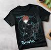 Футболка Мисато Асука Neon Genesis Evangelion Кавай Аниме Черная Футболка Все Размеры