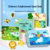 Toddler Educational Quiet Book with Velcro for Early Learning and Play