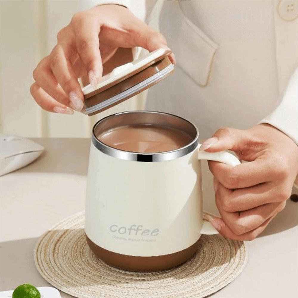 Large Capacity Milk Coffee Cup Double-layer Insulated Drinking Cup Practical Water Cups for Home