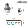 O-Ring Gasket Oil Drain Plug Kit Hex Wrench Included Self Tapping Plug  Vehicle Maintenance