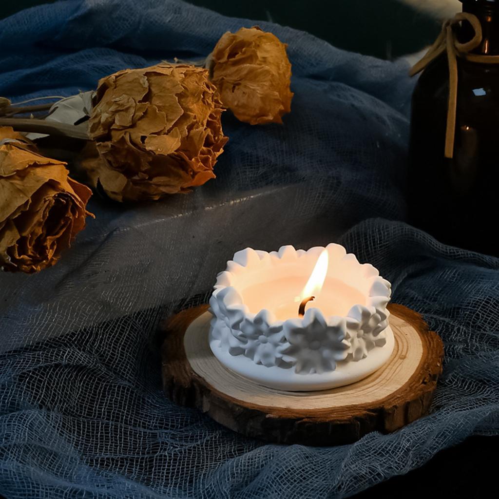 Гипсовый подсвечник, силиконовая форма, основа для свечи, форма для подсвечника в форме персика, украшения, форма для украшения дома