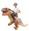 Взрослые дети T-Rex динозавр надувные костюмы Пурим Хэллоуин Рождество талисман аниме вечеринка косплей костюм платье нарядные костюмы