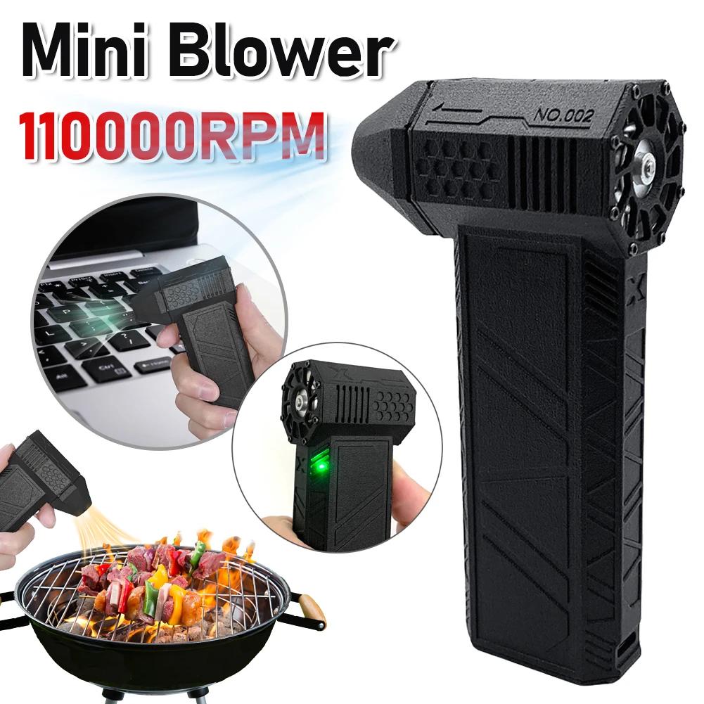 Mini Blower 110000RPM Turbo Fan with High Speed Duct Jet Fan Air Blower Turbo Violent Fan High-Performance Brushless Motor