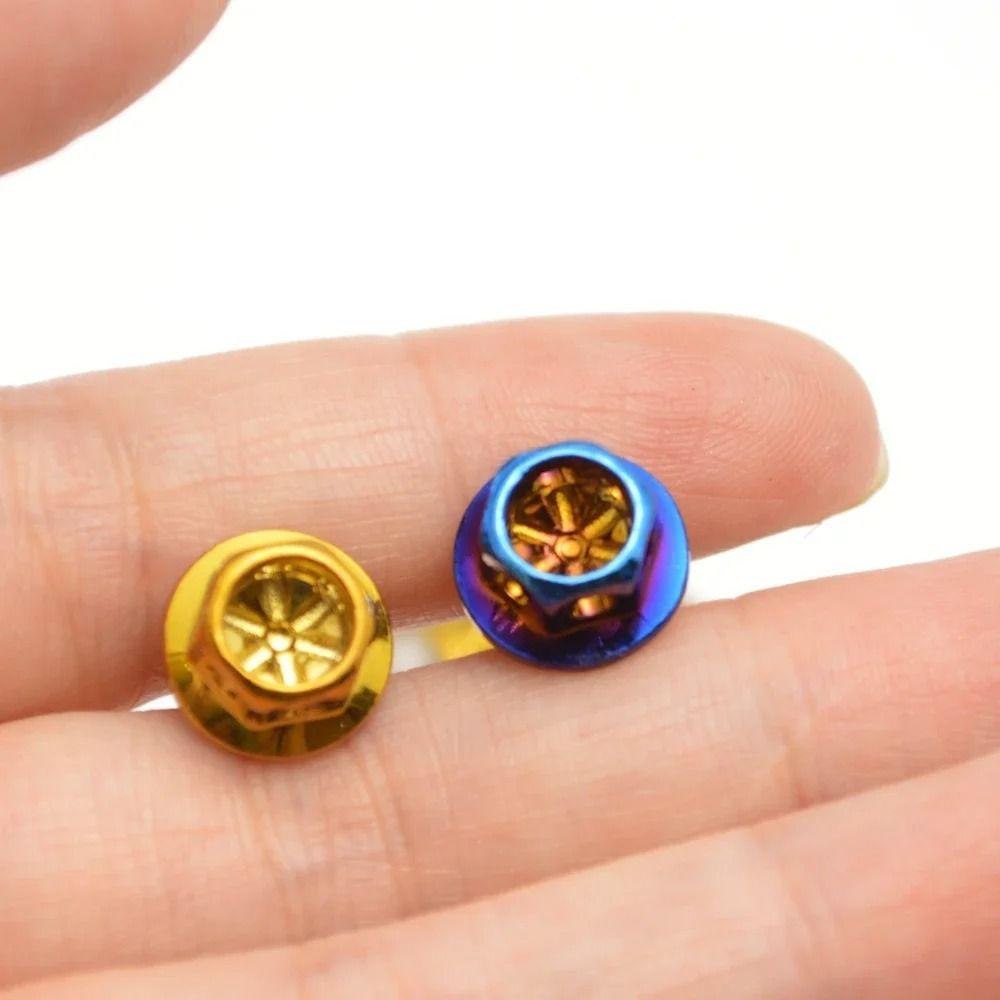 Gold/Burnt Blue Self Tapping Screw M4 M5 Cap Head Screws New Allen Head Screw Motorcycle