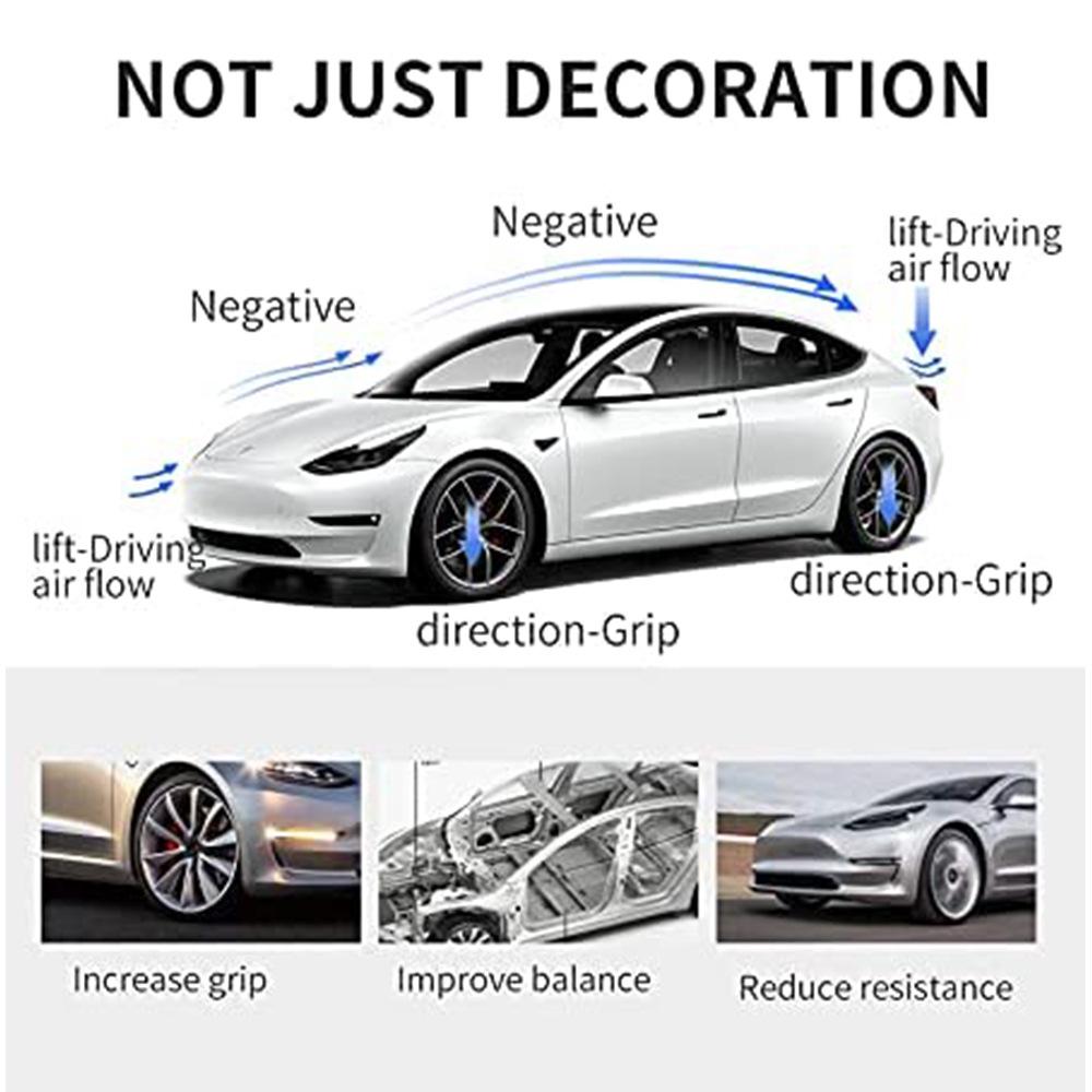 Tesla Model 3 Forged Carbon Fiber V-Style Exterior Spoiler