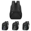 Oxford Backpack With Breathable Design 16in Laptop Bag Arc Shoulder Straps Unisex