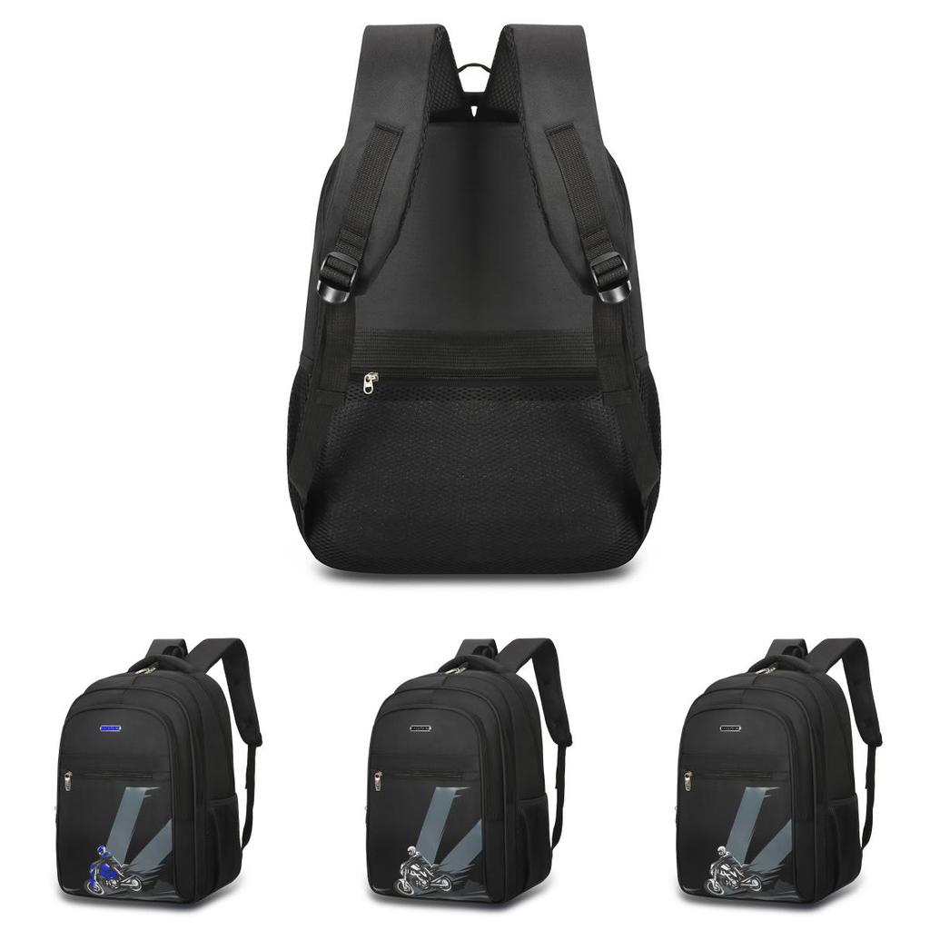 Oxford Backpack With Breathable Design 16in Laptop Bag Arc Shoulder Straps Unisex