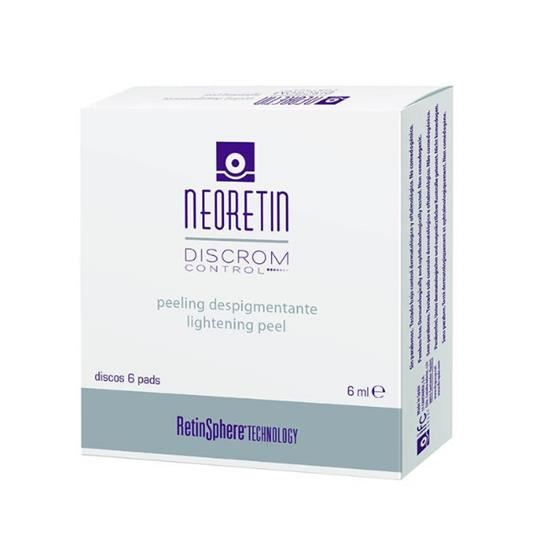 Neoretin Discrom Control Peeling Lightening Peel 6 Pads . Caractéristiques du produit : Viso : Esfolianti Tipo di Pelle : Pelle
