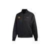 Adidas Neo Metallic Print Sports Casual Jacket Women Jacket Black GF7090
