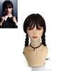 Halloween Wednesday Addams The Addams Family Hair Weaving Girl Wig