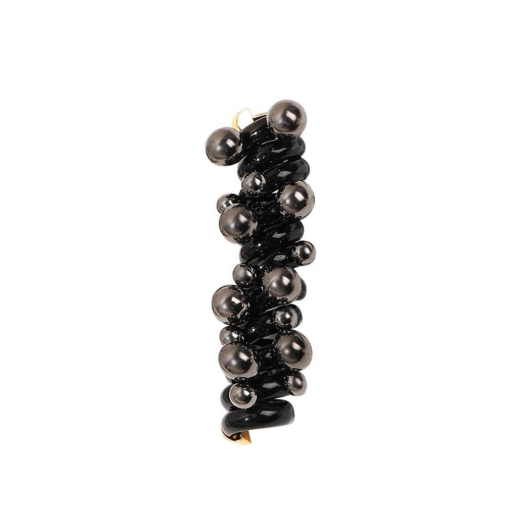 Pearl Spiral Rubber Band Telephone Wire Phone Cord Hair Tie Fashion Elastic Hair Band  Women