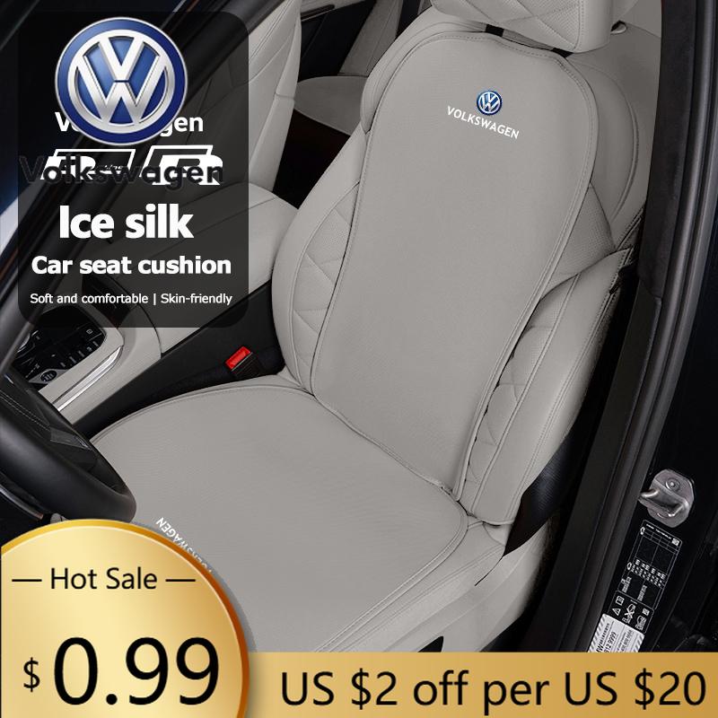 Для VOLKSWAGEN VW Volkswagen Чехол на сиденье автомобиля Ледяной шелк Подушка Защитные накладки Для VW GTI Polo Golf Passat Tiguan Arteon Touareg CC
