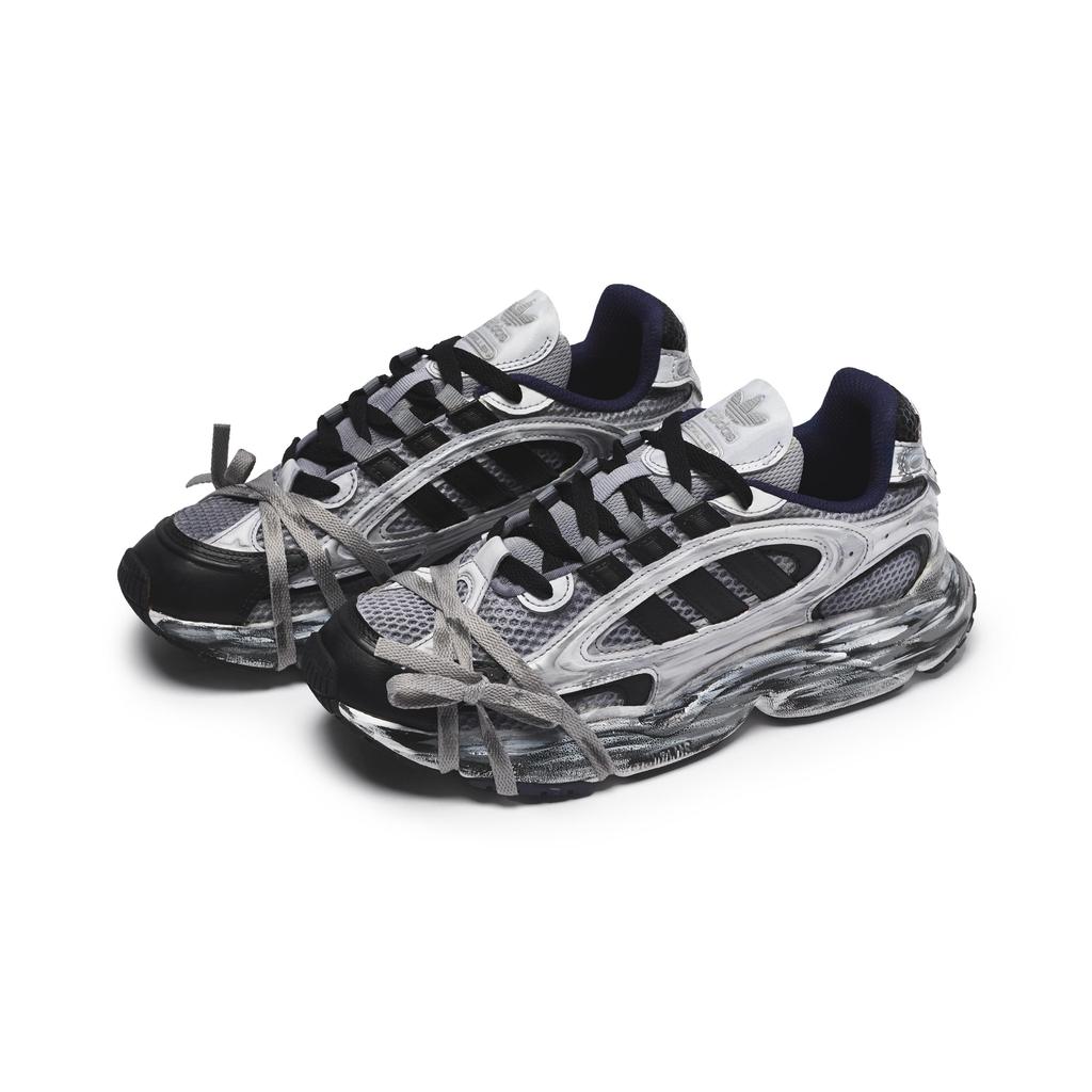 adidas Оригинальные Ozmillen Износостойкие Нескользящие Низкие Беговые Кроссовки Унисекс Серый Черный IF3447(Team80-S-BOX)