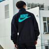 Nike Logo Plant Stand Collar Zip-Up Jacket Men Jacket Black DM5021-010