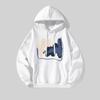 Men and Women for Spring Autumn Fashion Casual Hooded Sweatshirt Fashion Simple Loose Breathable Print Hoodie