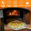 Pizza Shovel 12inch Metal Non-Stick Pizza Peel with Wood Handle Cake Lifter Transfer Tray for Homemade Baking Pizza Bread