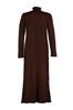 Women's Hijab Dress New Season Fashion Camel Turtleneck Knitwear Dress