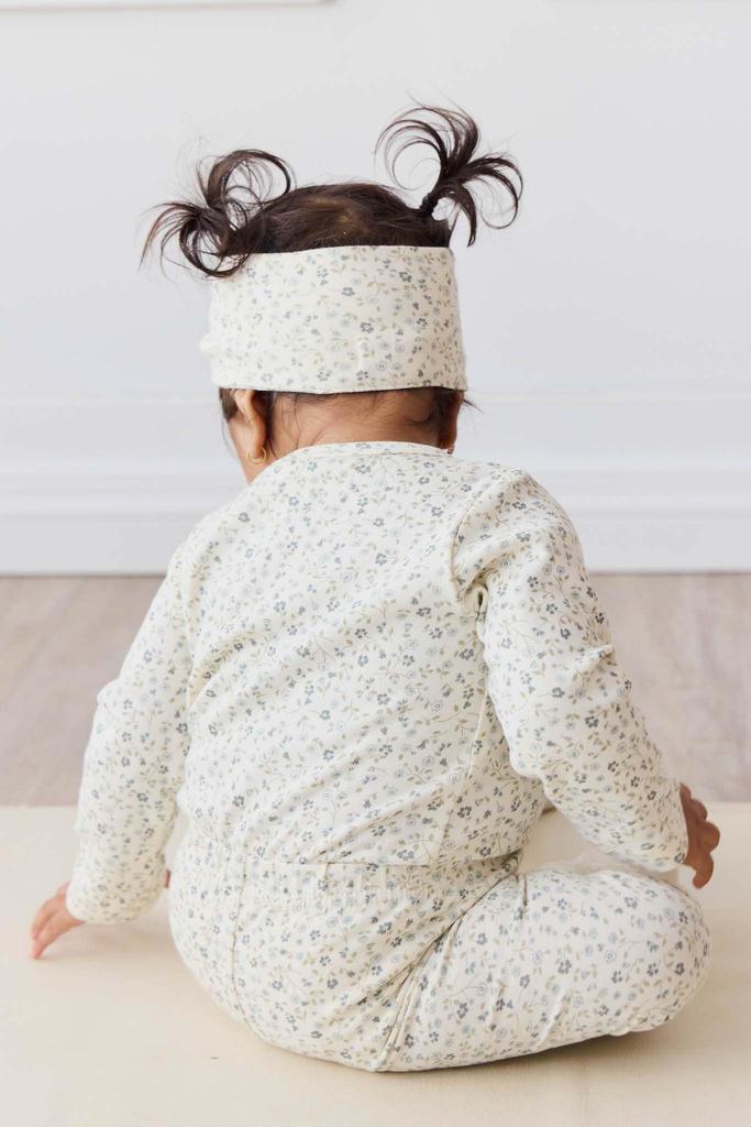 Jamie Kay OC Long Sleeve Dainty Egret Size 50 Bodysuit, Blues, JBCO245130, Baby,