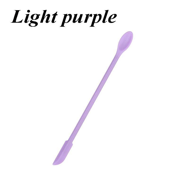 1 шт. креативный силиконовый мини-маленький набор заостренных скребков, расширенный скребок для бутылочек для макияжа, двойной скребок для варенья, скребок для ложки, скребок