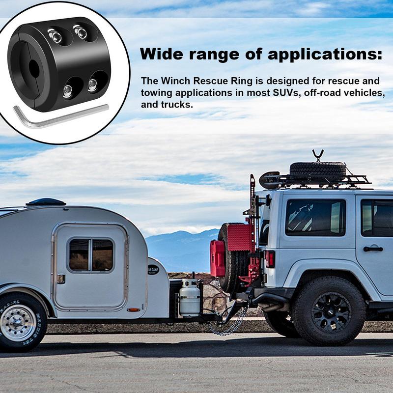 Стопор троса лебедки ATV Резиновый крюк лебедки Защитный трос для синтетического троса Модификация автомобиля Лебедка Принадлежности обеспечивает защиту