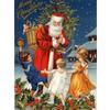 Diy 5d Diamond Santa Claus Painting Full Round Resin Christmas Diamond Embroidery Cross Stitch Kits Home Decor