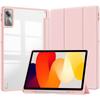 For Redmi Pad 2 Acrylic Case with Stand 3 Fold Cover for Xiaomi Tablet with Pen Holder