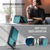 For Samsung Galaxy S22 5G Case JEEHOOD J09 RFID Blocking Card Holder Leather Back Phone Cover Magnetic Case