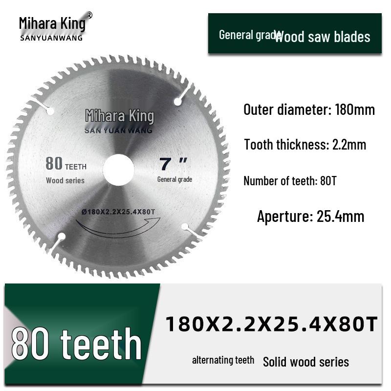 Деревообрабатывающий угловой шлифовальный пильный диск - Сплавной отрезной диск для дерева, Размеры 4/5/7/9 дюймов